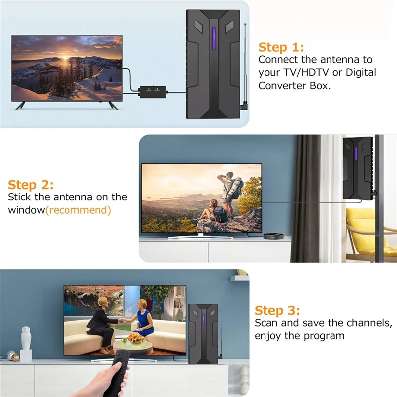 A33T-Powerful Outdoor Indoor Strong Signal HDTV DVBT2 HD 4K Full TV Signal Amplifier Digital Antenna For High-Range TV
A33T-Powerful Outdoor Indoor Strong Signal HDTV DVBT2 HD 4K Full TV Signal Amplifier Digital Antenna For High-Range TV