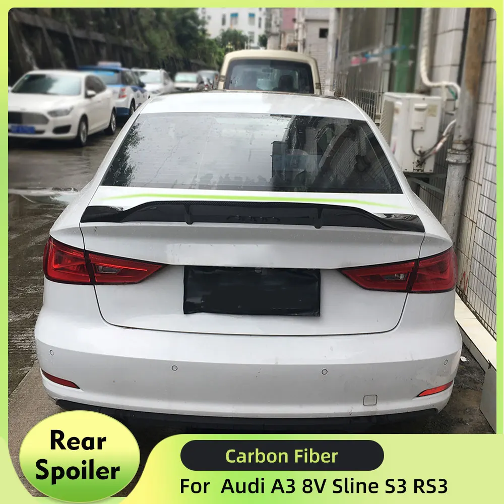 Задний спойлер багажника из углеродного волокна для Audi A3 8V Sline S3 RS3 Sedan 2014-2020, спойлер багажника, спойлер на заднее крыло FRP
Задний спойлер багажника из углеродного волокна для Audi A3 8V Sline S3 RS3 Sedan 2014-2020, спойлер багажника, спойлер на заднее крыло FRP
