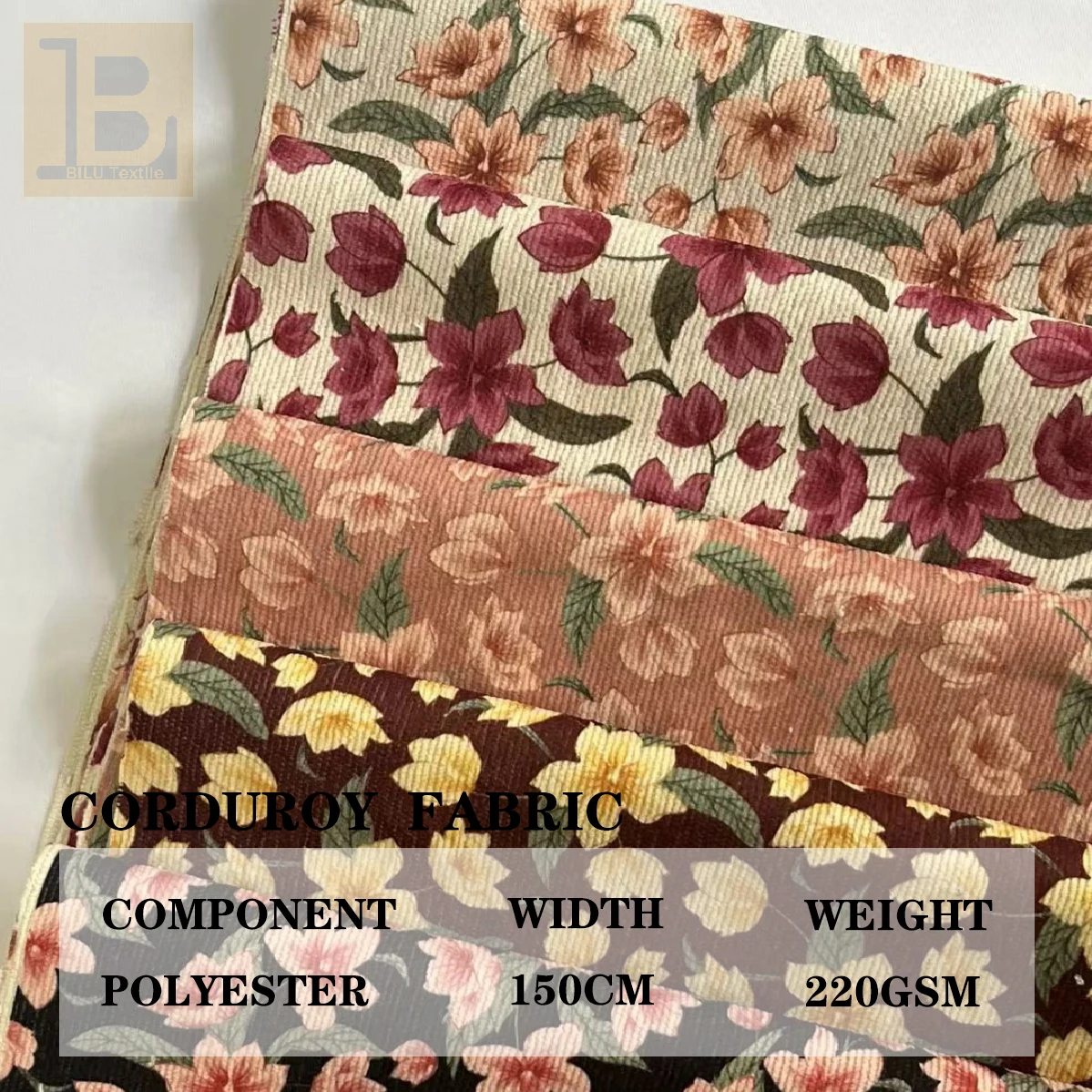 Corduroy Printed Fabric,Liberty Floral Print for Dresses Shirts Children's Clothes Uppers Pinstripe DlY Sewing Designer Cloth
Corduroy Printed Fabric,Liberty Floral Print for Dresses Shirts Children's Clothes Uppers Pinstripe DlY Sewing Designer Cloth