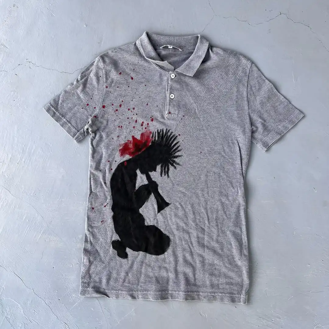 Женские удобные рубашки поло в готическом стиле в стиле панк, повседневный тренд, модный дизайн, серые дышащие футболки с лацканами, летняя одежда
Женские удобные рубашки поло в готическом стиле в стиле панк, повседневный тренд, модный дизайн, серые дышащие футболки с лацканами, летняя одежда