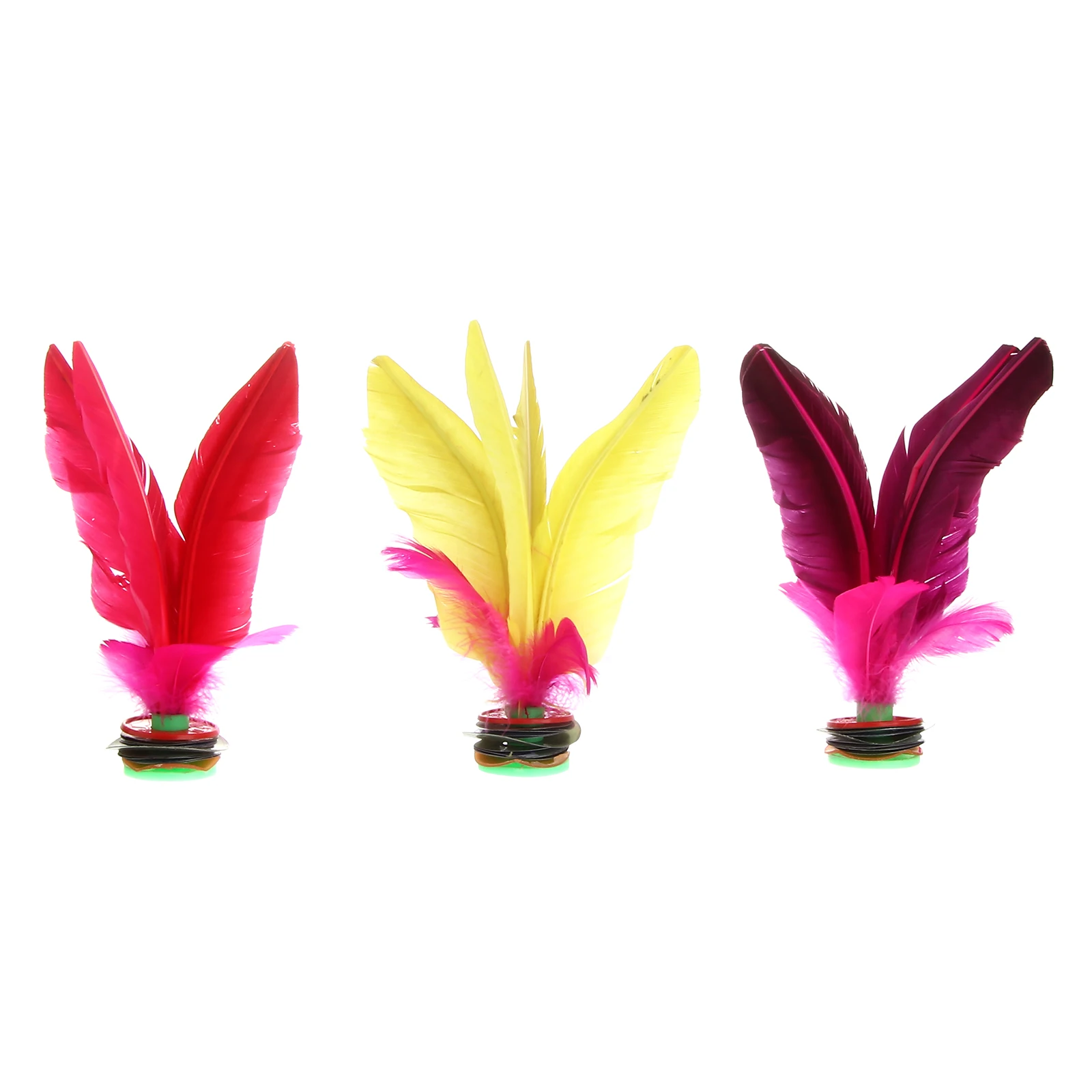 3 Pcs Chicken Shuttlecock Chinese Kicking Game Four Holes Shuttlecocks Toy Student
3 Pcs Chicken Shuttlecock Chinese Kicking Game Four Holes Shuttlecocks Toy Student