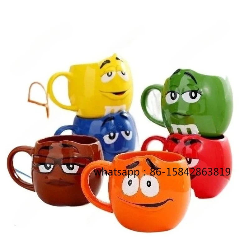 Cartoon Mug Couple Creative Ceramic Mug Expression Breakfast Milk Coffee Mug Large Capacity Household Drinking Cup with Handle
Cartoon Mug Couple Creative Ceramic Mug Expression Breakfast Milk Coffee Mug Large Capacity Household Drinking Cup with Handle