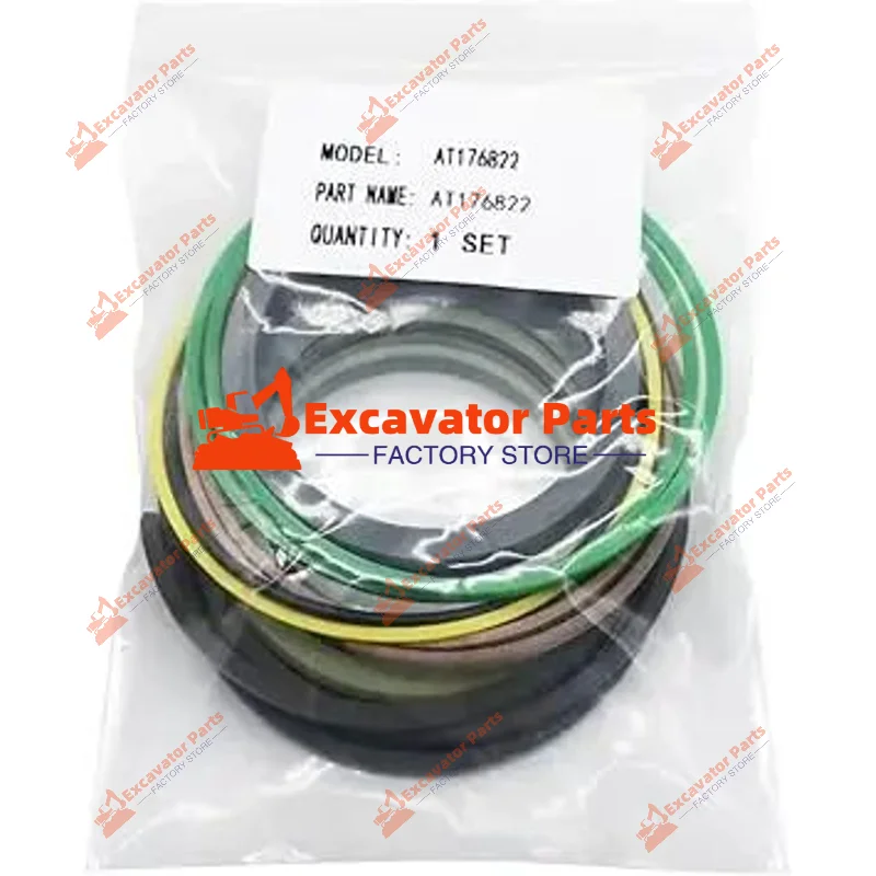 AT176822 LH/RH Boom Cylinder Seal Kit Fits Compatible with John Deere 490E Excavator
AT176822 LH/RH Boom Cylinder Seal Kit Fits Compatible with John Deere 490E Excavator