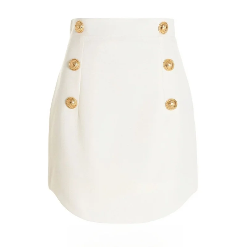 Fashionable Pure Color Slim Fit Summer 2024 Skirt Elegant Short A-Line Skirt Button Detail Professional OL Workwear
Fashionable Pure Color Slim Fit Summer 2024 Skirt Elegant Short A-Line Skirt Button Detail Professional OL Workwear