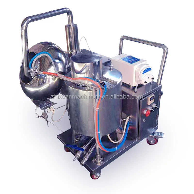 China Automatic Nut Peanut Coating Coater Sugarpeanut Seed /small Chocolate /Almond Nut Coating Machine with Spraying
China Automatic Nut Peanut Coating Coater Sugarpeanut Seed /small Chocolate /Almond Nut Coating Machine with Spraying