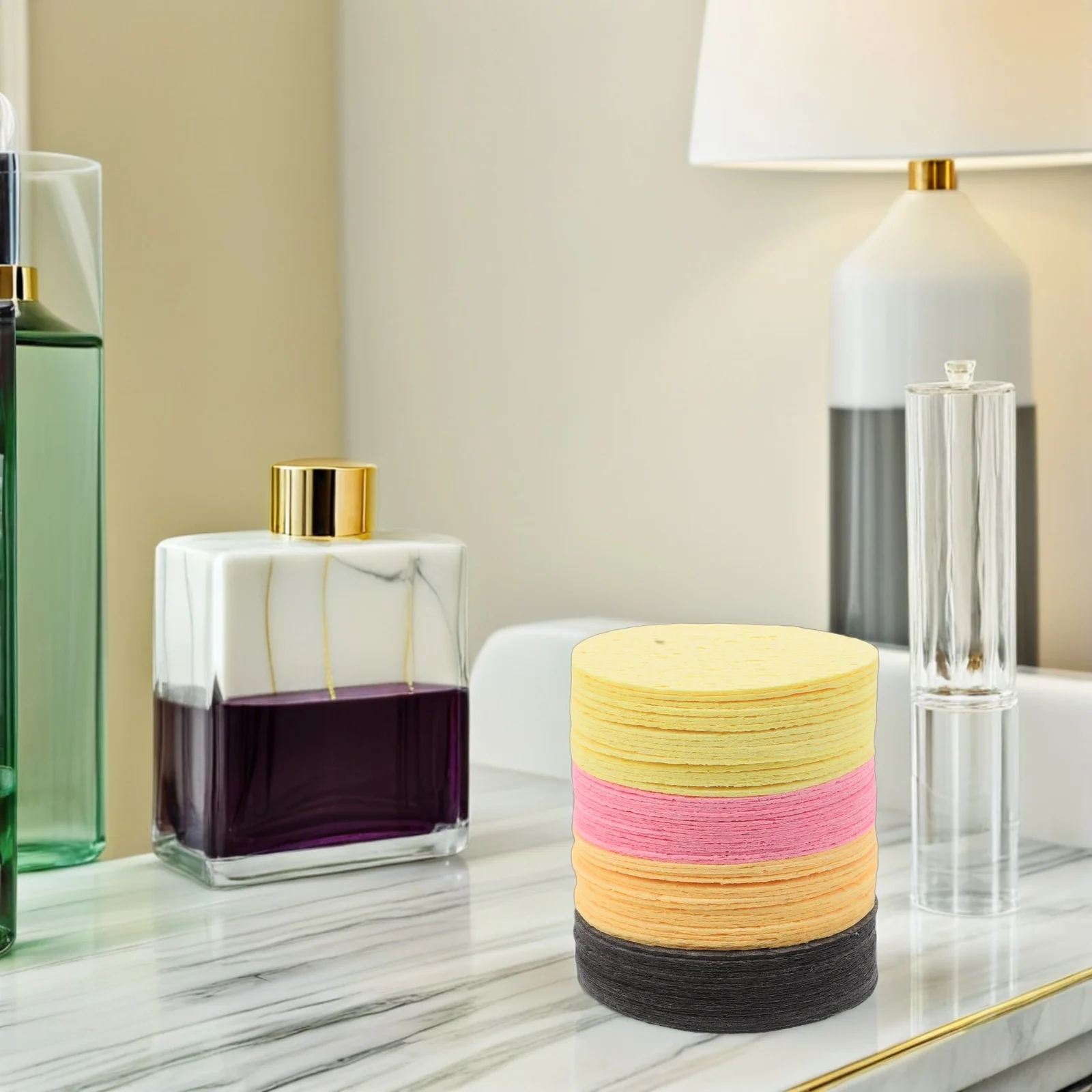 60 Pcs Facial Cleanser Compressed Sponges for Facials Face Cleaning Pad Makeup Cellulose Cotton Pads
60 Pcs Facial Cleanser Compressed Sponges for Facials Face Cleaning Pad Makeup Cellulose Cotton Pads