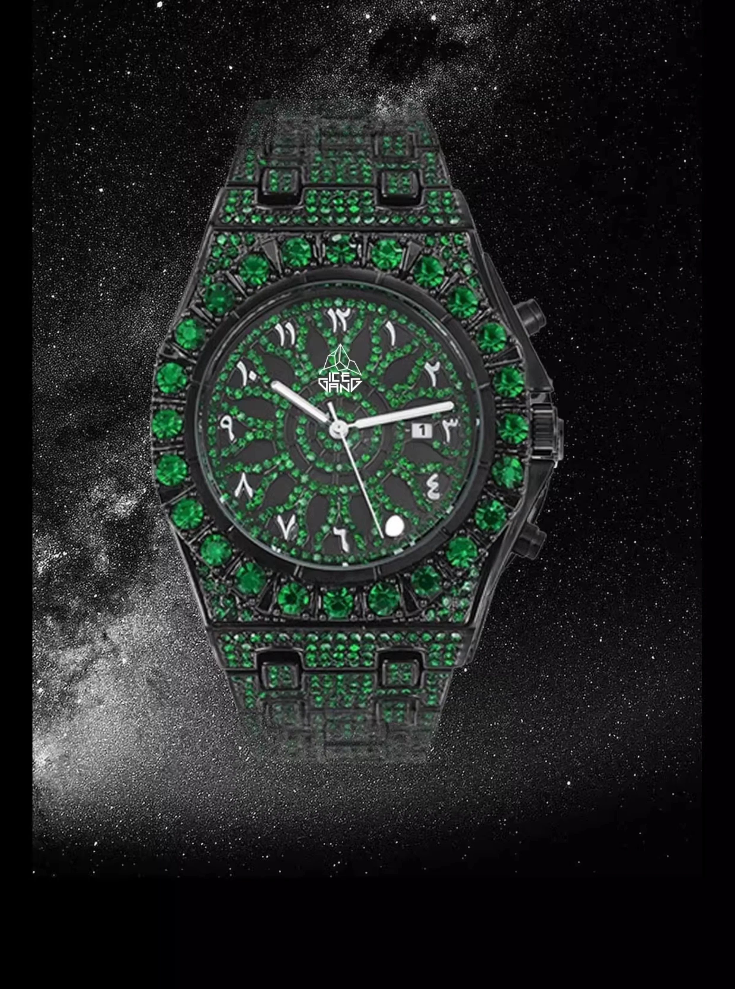 Часы ICEGANG Green Kaleidoscope с бриллиантами, мужские и женские пары, 24fw, новые модные трендовые часы
Часы ICEGANG Green Kaleidoscope с бриллиантами, мужские и женские пары, 24fw, новые модные трендовые часы