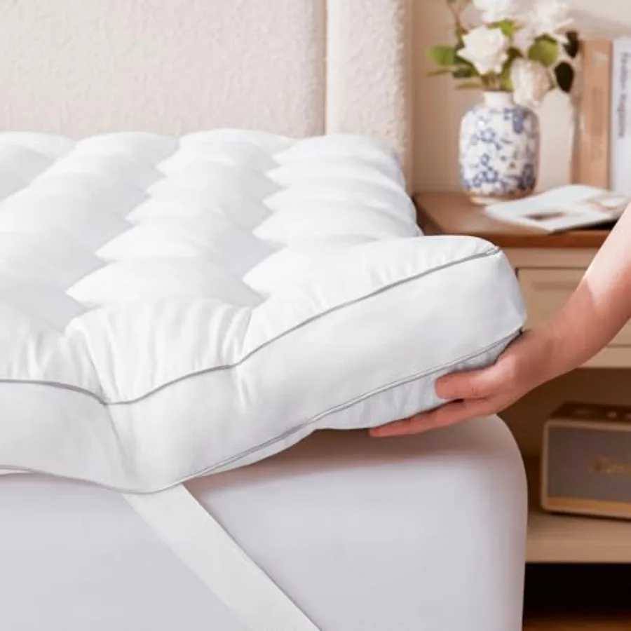 3 Inch Memory Foam Mattress Topper for Back Pain Relief Filled with Breathable Memory Foam Pillow Topper Soft Fluffy Supportive
3 Inch Memory Foam Mattress Topper for Back Pain Relief Filled with Breathable Memory Foam Pillow Topper Soft Fluffy Supportive