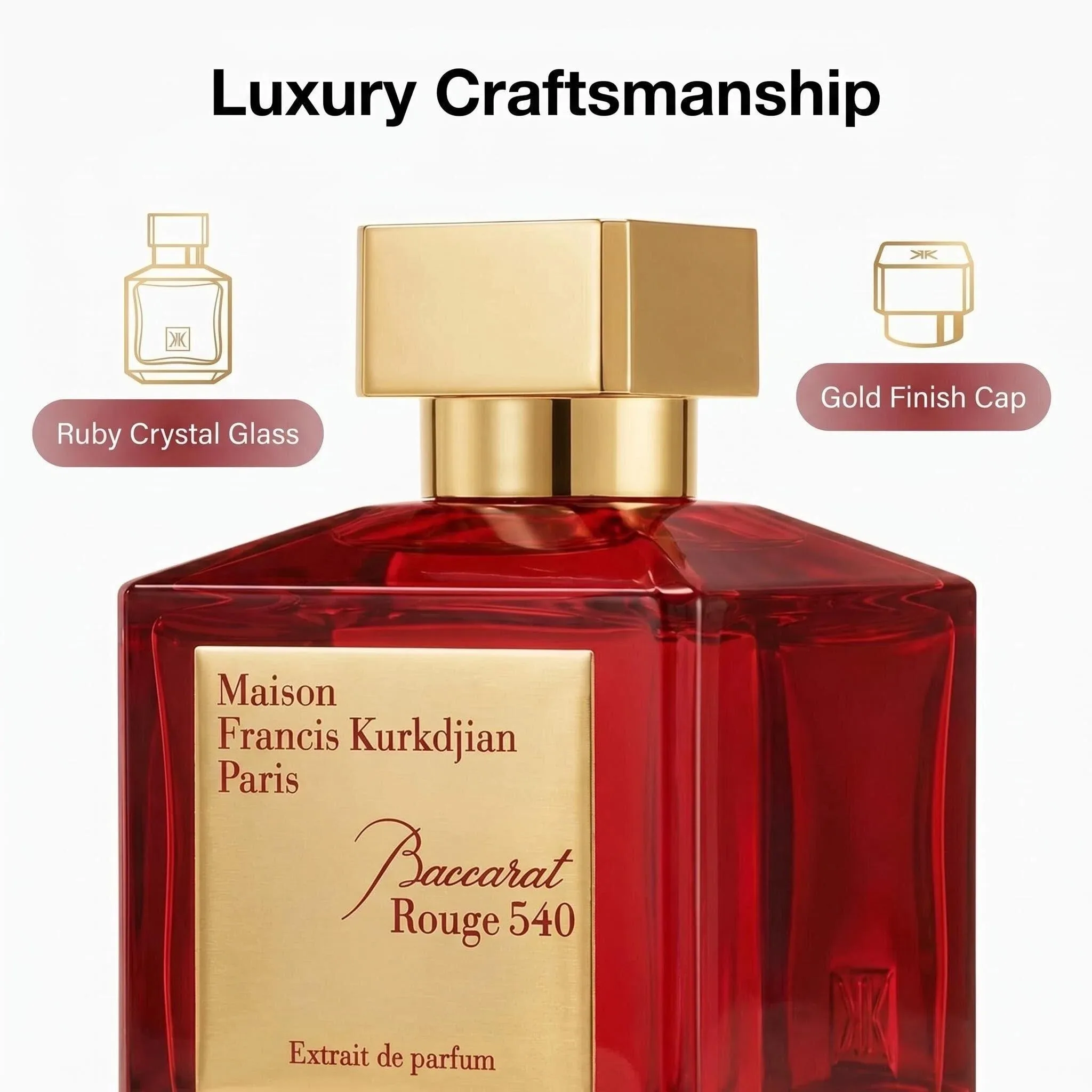 MFK Baccarat Rouge 540 Extrait Perfume 70ml High Concentration Neutral Scent Elegant Daily Dating Premium Gift Fragrance Spray
MFK Baccarat Rouge 540 Extrait Perfume 70ml High Concentration Neutral Scent Elegant Daily Dating Premium Gift Fragrance Spray