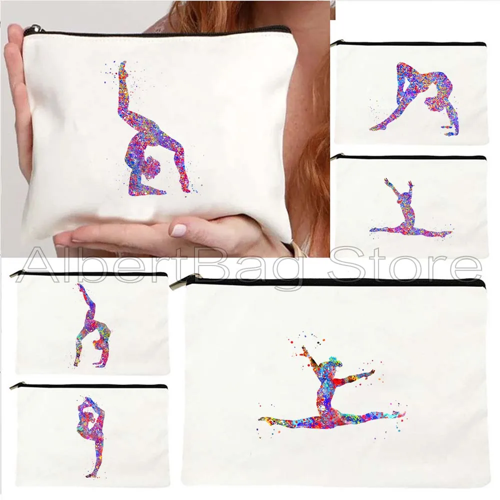 Colorful Gym Girl Silhouette Rhythmic Gymnastics Sport Gymnast Lover Gifts Cosmetic Makeup Toilet Bag Pencil Case Zipper Pouch
Colorful Gym Girl Silhouette Rhythmic Gymnastics Sport Gymnast Lover Gifts Cosmetic Makeup Toilet Bag Pencil Case Zipper Pouch