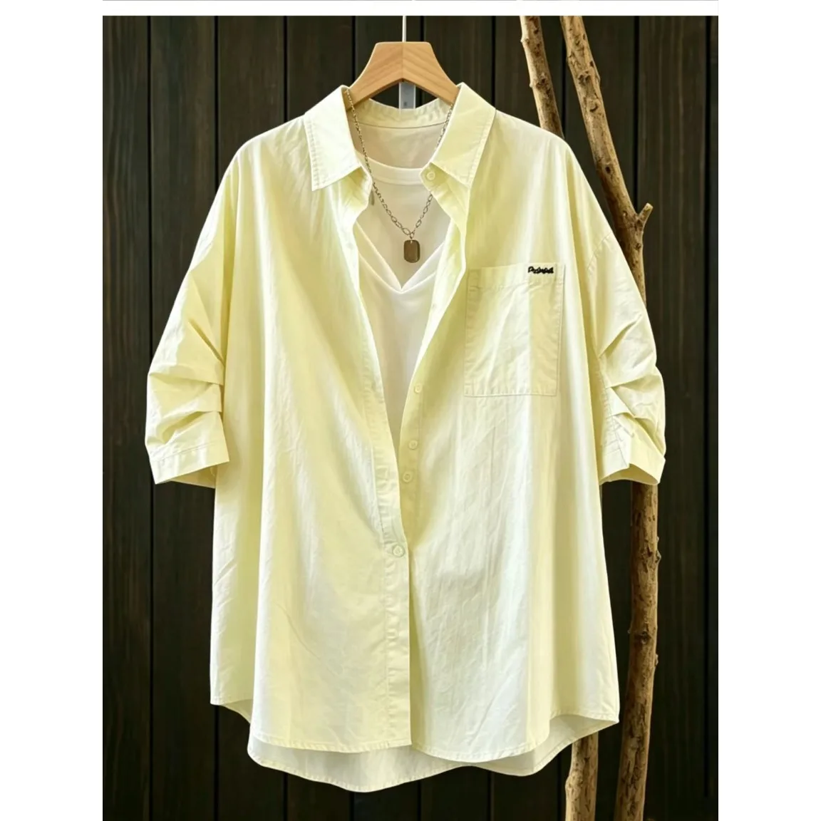 plus Size Casual Shirt Women's Summer New Style Short Sleeve Thin Breathable Top Loose Fit Commute Style Fashion Outerwear
plus Size Casual Shirt Women's Summer New Style Short Sleeve Thin Breathable Top Loose Fit Commute Style Fashion Outerwear