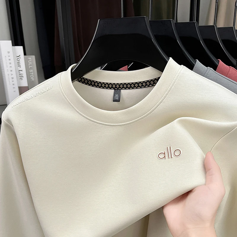 Embroidered Trendy Men's Spring and Autumn Hoodie, New Pure Cotton Long Sleeved T-shirt, Men's Casual Versatile Base Shirt
Embroidered Trendy Men's Spring and Autumn Hoodie, New Pure Cotton Long Sleeved T-shirt, Men's Casual Versatile Base Shirt