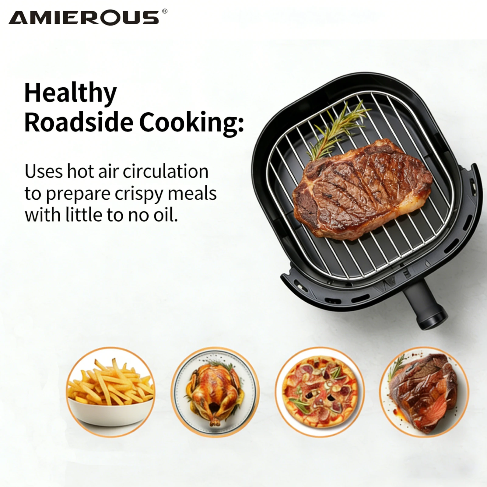 Arier 12V Air Fryer 3.0L Multicooker 24V Portable Fast Cook for Car Kitchen & Travel RV Camping(AR-31KD)
Arier 12V Air Fryer 3.0L Multicooker 24V Portable Fast Cook for Car Kitchen & Travel RV Camping(AR-31KD)