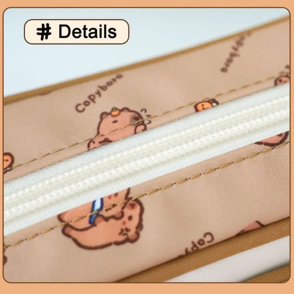 Large Capacity Capybara Pen Bag Multi-layer with Pendant Capybara Pencil Case Detachable Cute Cartoon Pencil Case Student
Large Capacity Capybara Pen Bag Multi-layer with Pendant Capybara Pencil Case Detachable Cute Cartoon Pencil Case Student