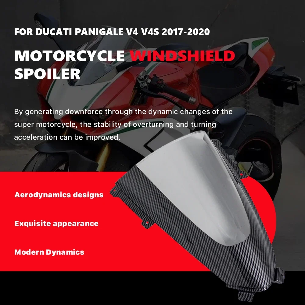 Motorcycle Windshield Deflector Suitable For Ducati Panigale V4 V4S V4R V2 955 998 Windshield 2017 2018 2019 2020
Motorcycle Windshield Deflector Suitable For Ducati Panigale V4 V4S V4R V2 955 998 Windshield 2017 2018 2019 2020