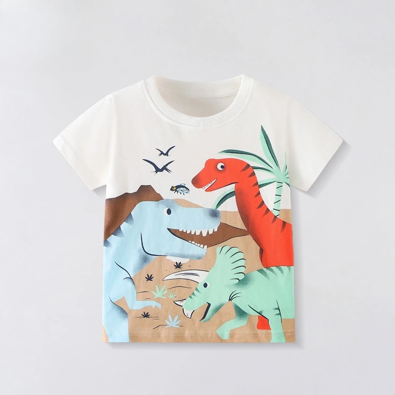 Boys Kids Summer Short Sleeve Dinosaur Print T Shirt Top Toddler Baby Child Casual Wear Clothing Apparel Garment Tee T Shirt
Boys Kids Summer Short Sleeve Dinosaur Print T Shirt Top Toddler Baby Child Casual Wear Clothing Apparel Garment Tee T Shirt