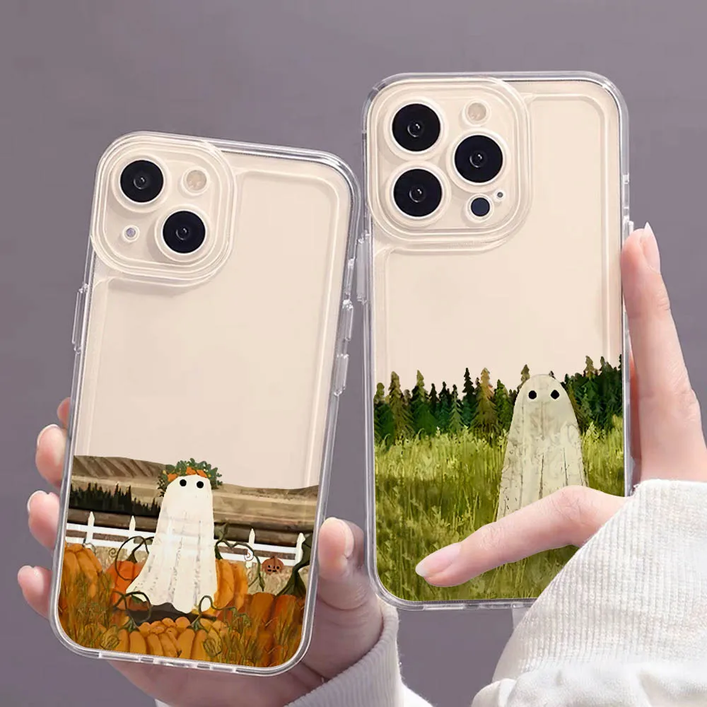 Funny Halloween Cartoon Ghost Phone Case For iPhone 17 16 15 11 12 14 13 Pro Max Mini X XS XR 7 8 Plus SE4 16E Shockproof Cover
Funny Halloween Cartoon Ghost Phone Case For iPhone 17 16 15 11 12 14 13 Pro Max Mini X XS XR 7 8 Plus SE4 16E Shockproof Cover