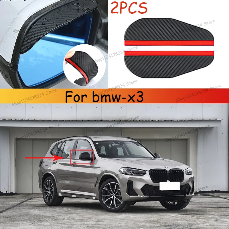 For bmw-x3 Car Rearview Mirror Rain Eyebrow Auto Shield Snow Guard Sun Side Visor Shade Protector Accessory
For bmw-x3 Car Rearview Mirror Rain Eyebrow Auto Shield Snow Guard Sun Side Visor Shade Protector Accessory 