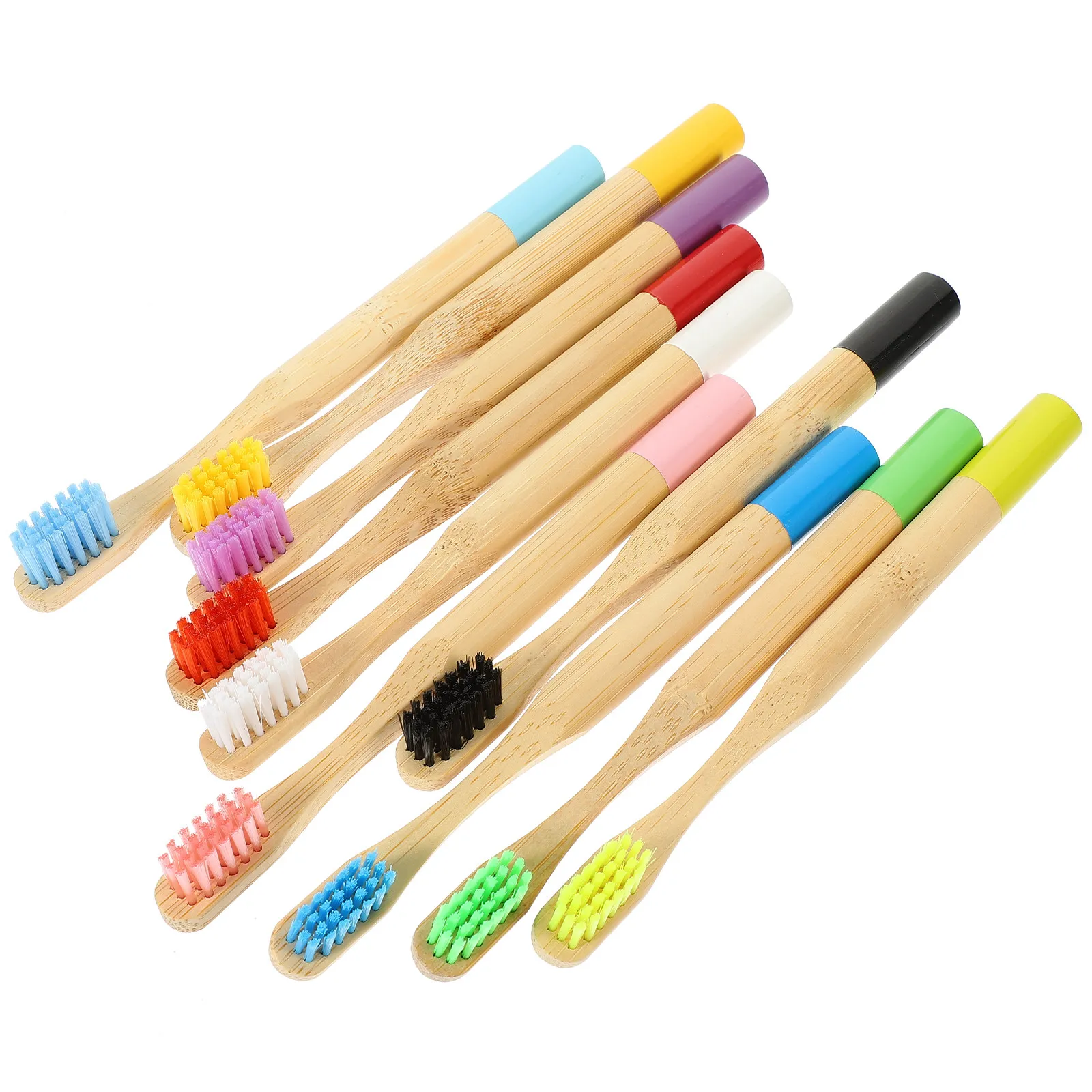 10Pcs Bamboo Toothbrushes Kids Biodegradable Soft Bristles Comfort Grip Training Toothbrush for Children Household Use
10Pcs Bamboo Toothbrushes Kids Biodegradable Soft Bristles Comfort Grip Training Toothbrush for Children Household Use