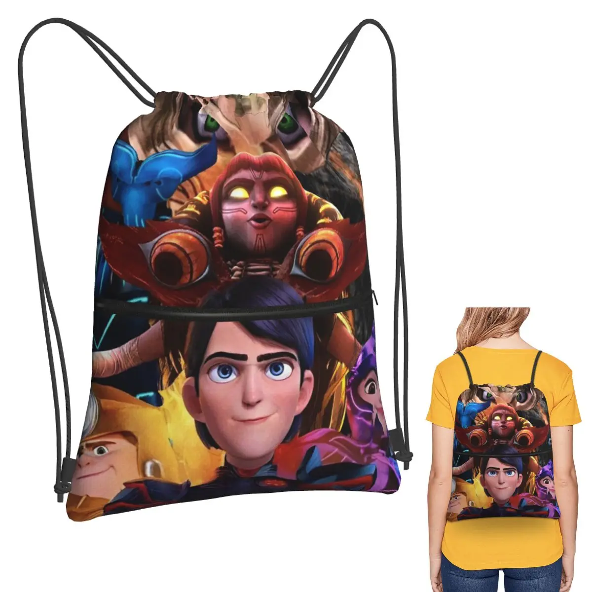 Cartoon TrollHunters Backpacks Casual Drawstring Bundle Pocket Sundries Bag Book Bags for Travel School
Cartoon TrollHunters Backpacks Casual Drawstring Bundle Pocket Sundries Bag Book Bags for Travel School