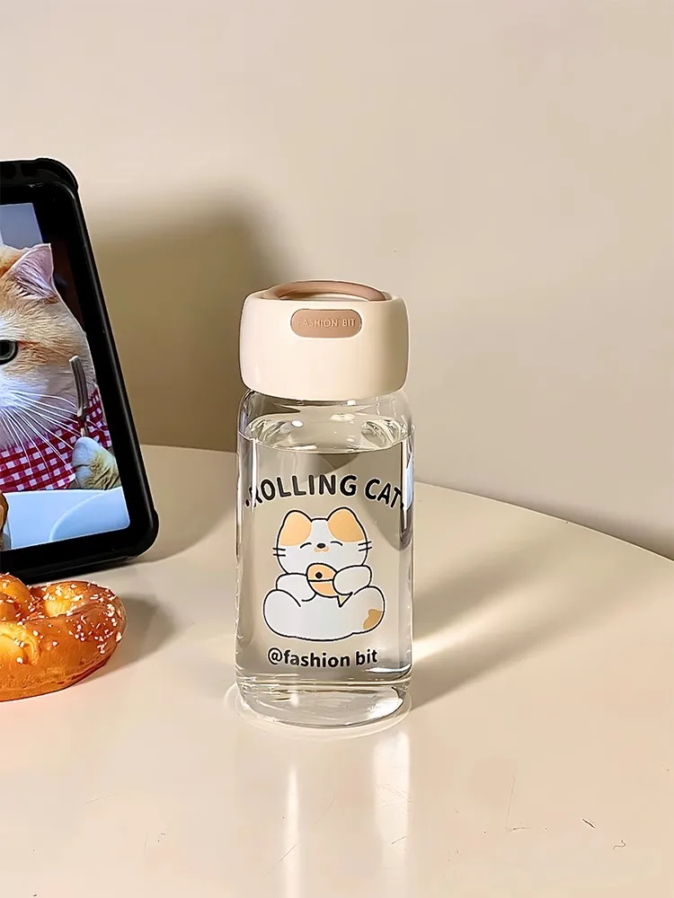 Portable Glass Cup Women's Straight Drinking Summer Water Cup Coop Koop Cute Fairy T Cartoon High Borosilie Glass
Portable Glass Cup Women's Straight Drinking Summer Water Cup Coop Koop Cute Fairy T Cartoon High Borosilie Glass