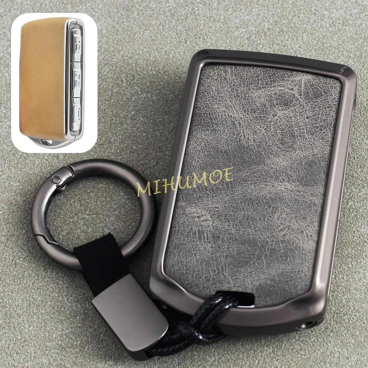 Metal Leather Car Key Fob Case Cover Keychain Ring For Volvo C40 S60 V60 S90 V90 XC40 XC60 XC90 Accessories Gray 2025 2024 2023
Metal Leather Car Key Fob Case Cover Keychain Ring For Volvo C40 S60 V60 S90 V90 XC40 XC60 XC90 Accessories Gray 2025 2024 2023