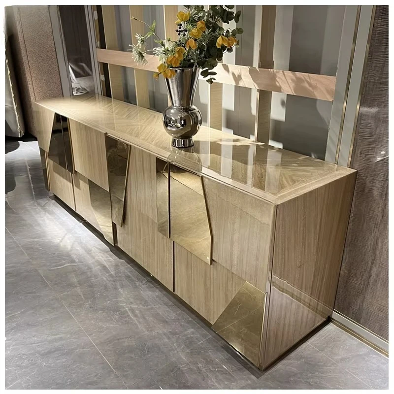 Modern luxury sideboard Italian designer fashion solid wood dining room furniture with side cabinet
Modern luxury sideboard Italian designer fashion solid wood dining room furniture with side cabinet