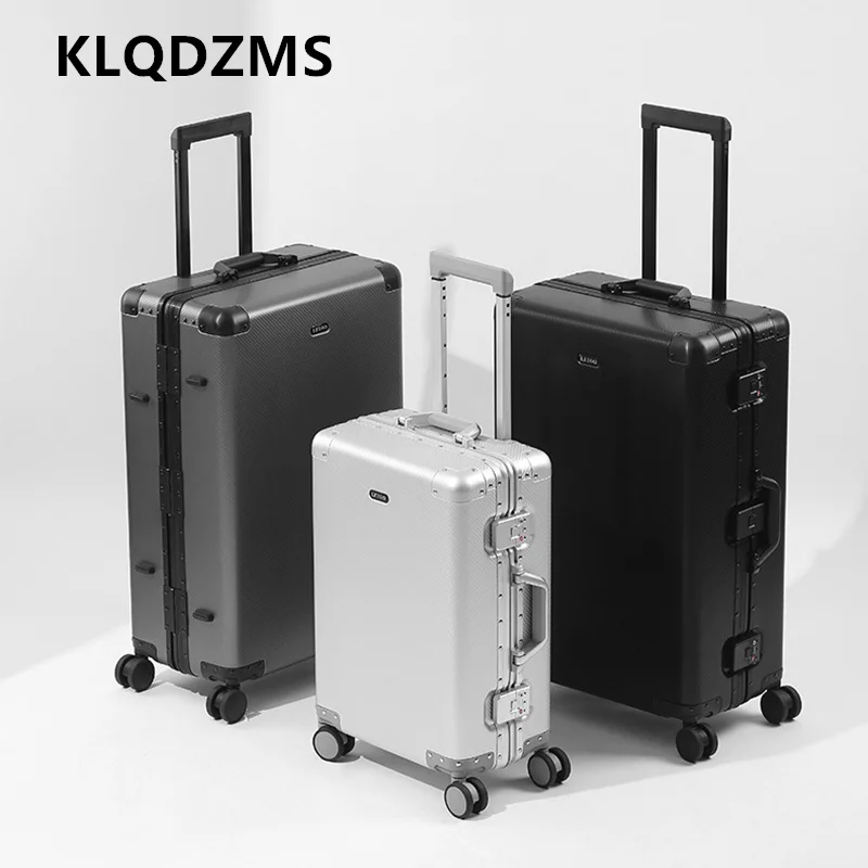 KLQDZMS Men's Suitcase Full Aluminum Magnesium Alloy Boarding Box Large Capacity Trolley Case 20"26 Inch Business Luggage
KLQDZMS Men's Suitcase Full Aluminum Magnesium Alloy Boarding Box Large Capacity Trolley Case 20"26 Inch Business Luggage