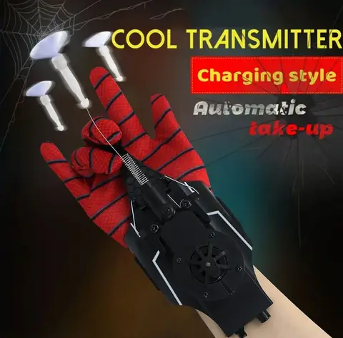 Ml Legends Spiderman Web Shooters Giocattoli Spider Man Lanciatore da polso Cosplay Peter Parker Accessori Puntelli Guanti per bambini Regalo