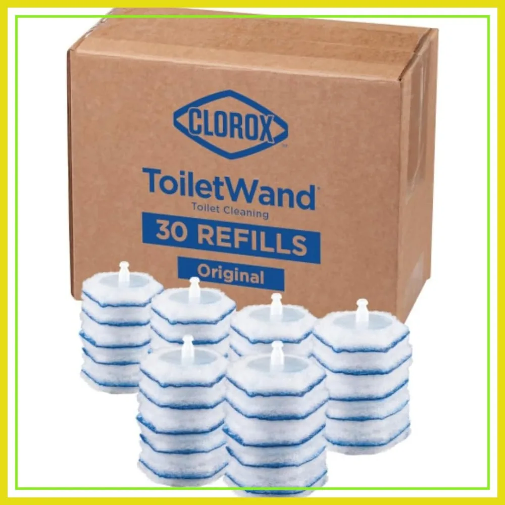 Disinfecting Toilet Wand Refills, 30 Count Disposable Wand Heads
Disinfecting Toilet Wand Refills, 30 Count Disposable Wand Heads