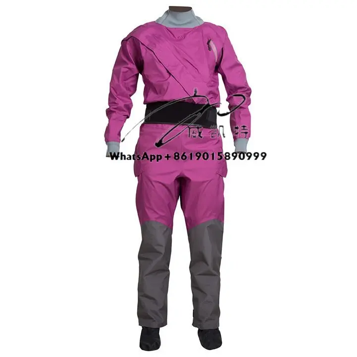 High Quality Women's 3 Ply Drysuit Waterproof Back Hips Zipper Closure Whitewater Kayaking Diving Wetsuits Adults
High Quality Women's 3 Ply Drysuit Waterproof Back Hips Zipper Closure Whitewater Kayaking Diving Wetsuits Adults