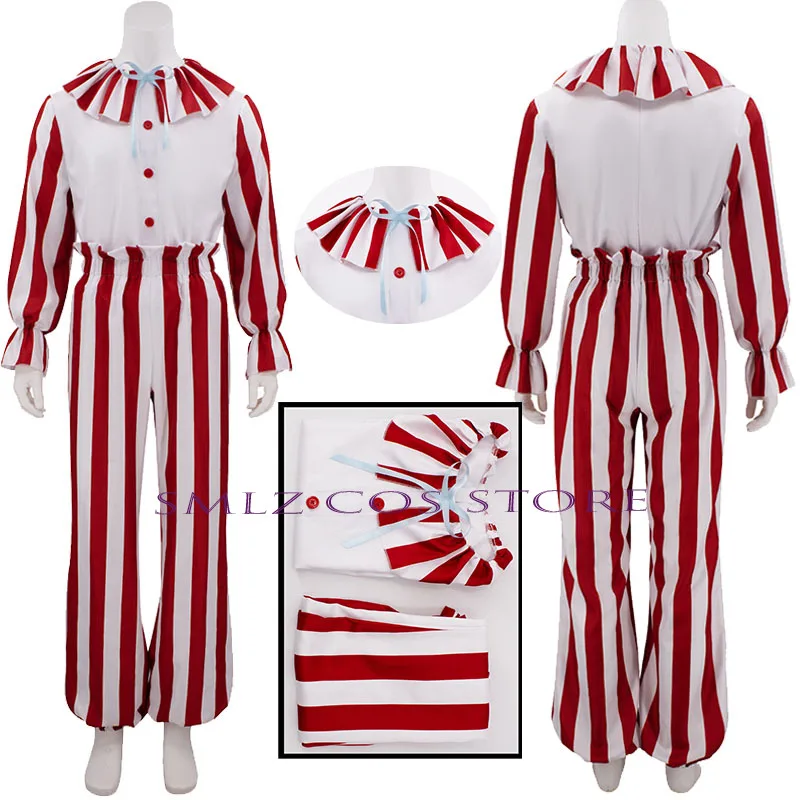 Anime Movie Cosplay Clown In A Cornfield Costume Terror Funny Bloodstain Clown Uniform Halloween Party Suits for Adult Man
Anime Movie Cosplay Clown In A Cornfield Costume Terror Funny Bloodstain Clown Uniform Halloween Party Suits for Adult Man
