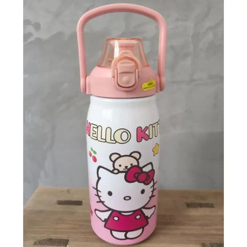 New Sanrios Hello Kittys Kuromi Water Cup Maintain Temperature Cup Good-Looking High-Capacity Cup with Straw Festival Gift
New Sanrios Hello Kittys Kuromi Water Cup Maintain Temperature Cup Good-Looking High-Capacity Cup with Straw Festival Gift