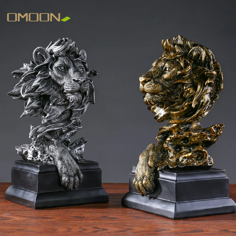Creative lion sculpture resin crafts retro living room porch decorations office desktop wine cabinet furnishings
Creative lion sculpture resin crafts retro living room porch decorations office desktop wine cabinet furnishings