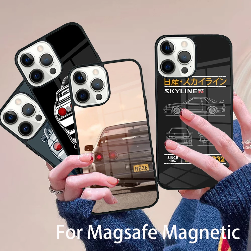 Skyline G-TR R32 Phone Case Magesafe Magnetic Wireless Charge Cover For IPhone 16 11 12 13 14 15 Pro Max Plus Mini
Skyline G-TR R32 Phone Case Magesafe Magnetic Wireless Charge Cover For IPhone 16 11 12 13 14 15 Pro Max Plus Mini