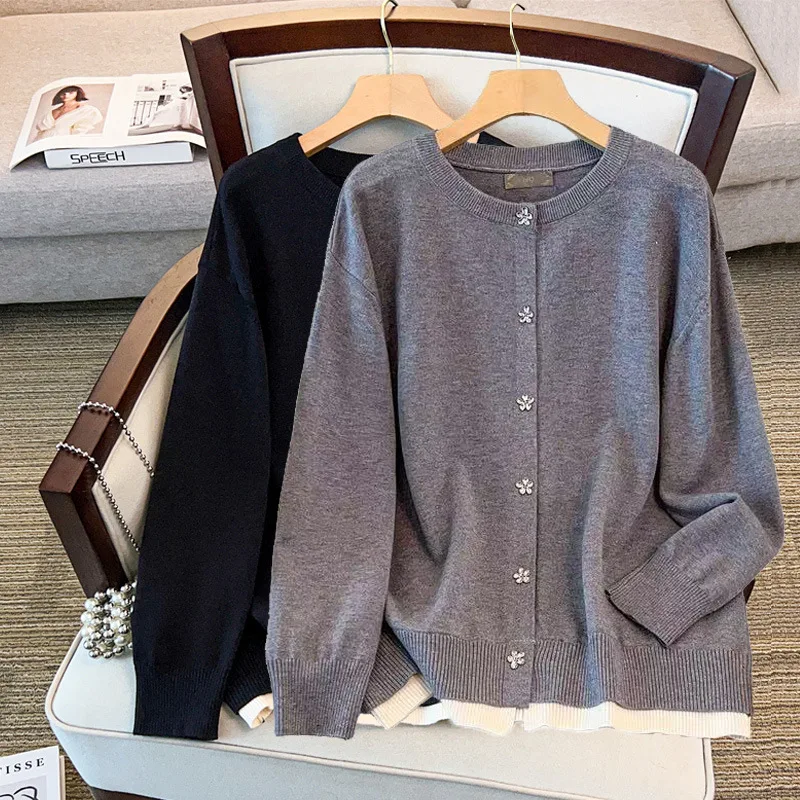 170 кг, женский бюст 160, осень-зима, свободный кардиган с длинными рукавами, вязаный черный, серый 4XL, 5XL, 6XL, 7XL, 8XL, 9XL
170 кг, женский бюст 160, осень-зима, свободный кардиган с длинными рукавами, вязаный черный, серый 4XL, 5XL, 6XL, 7XL, 8XL, 9XL