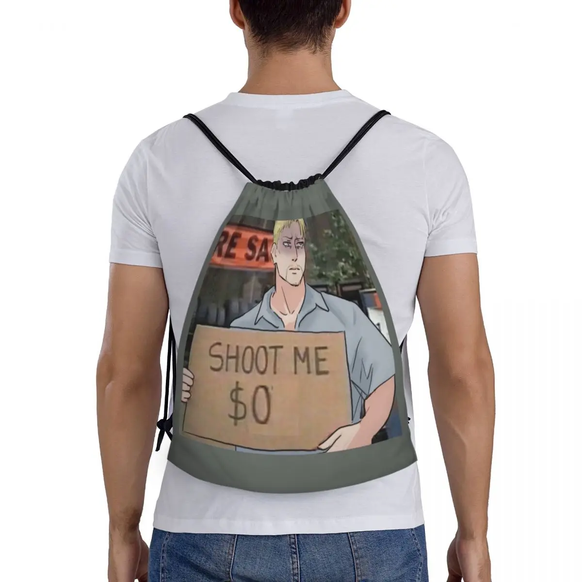 Attack On Titan Reiner Braun Backpacks Fashion Portable Drawstring Bundle Pocket Sports Bag Book Bags For Man Woman Students
Attack On Titan Reiner Braun Backpacks Fashion Portable Drawstring Bundle Pocket Sports Bag Book Bags For Man Woman Students