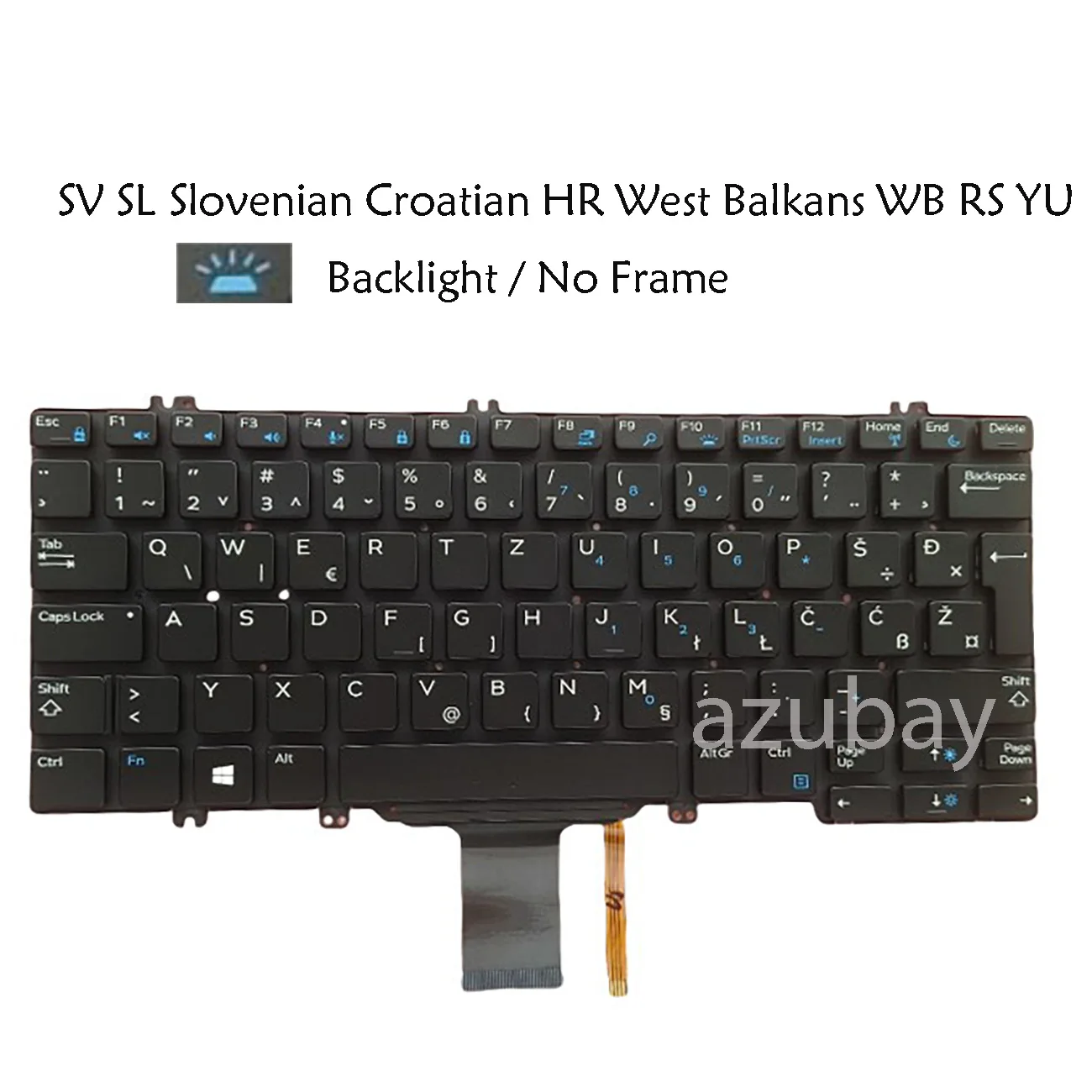 Клавиатура с подсветкой для Dell Latitude 5280, 5289 2в1,5288 7280 7290 7380,7389 2 в 1, 7390, 7390 2 в 1, 5290, словенский Хорват
Клавиатура с подсветкой для Dell Latitude 5280, 5289 2в1,5288 7280 7290 7380,7389 2 в 1, 7390, 7390 2 в 1, 5290, словенский Хорват