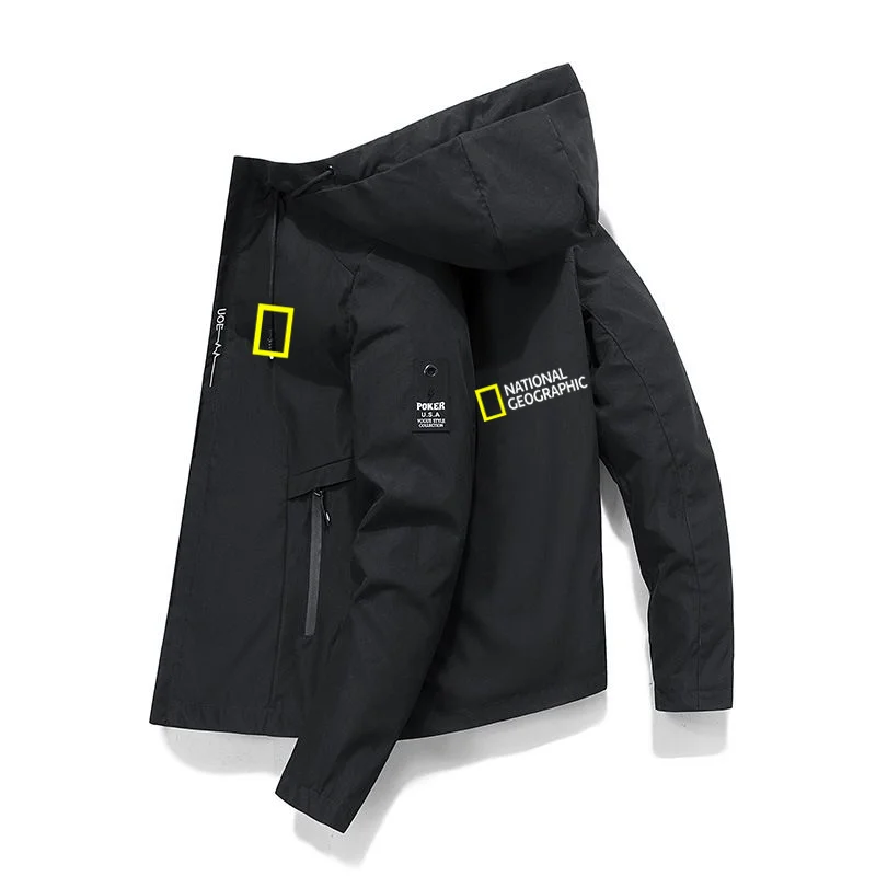 New Spring and Autumn Brand Men's Windproof Zipper Jacket, Casual High Quality Hooded Baseball Jacket, Outdoor Sports Jacket
New Spring and Autumn Brand Men's Windproof Zipper Jacket, Casual High Quality Hooded Baseball Jacket, Outdoor Sports Jacket