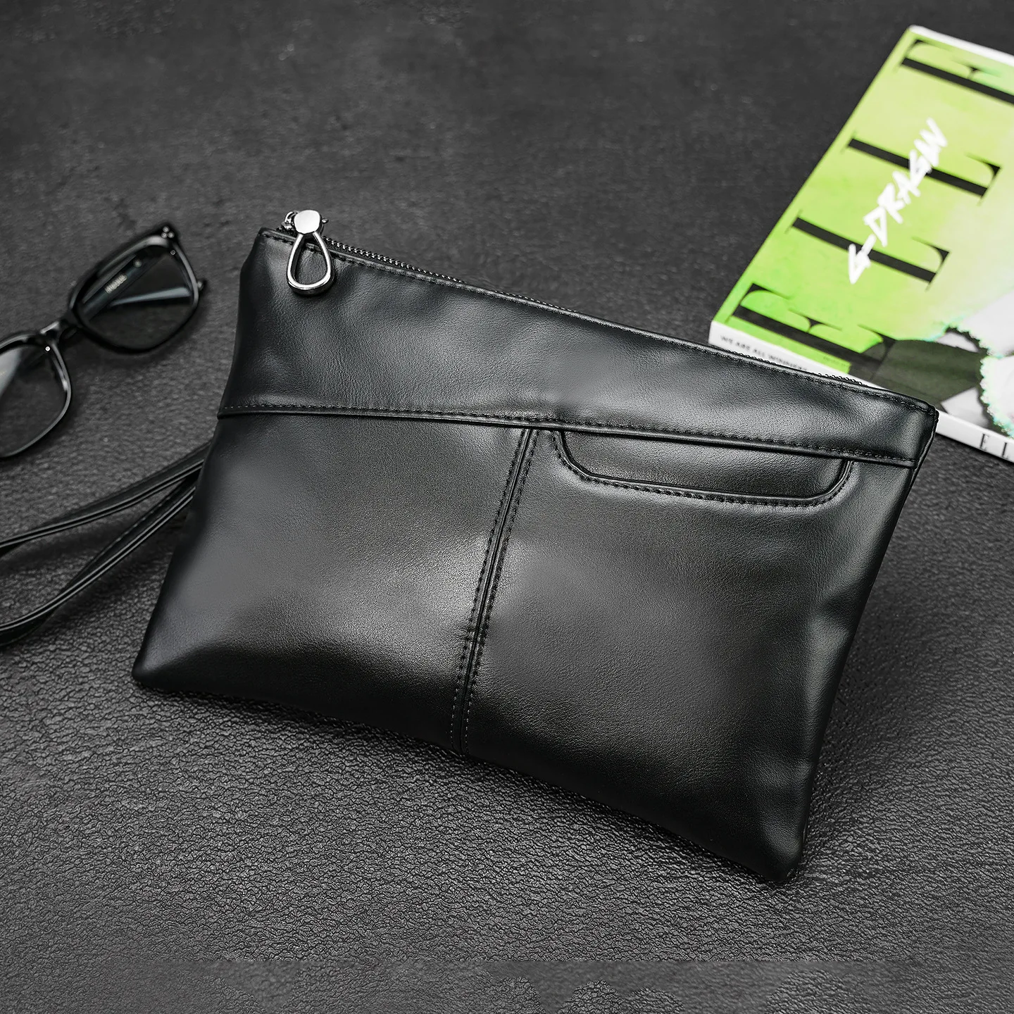 Мужской клатч из искусственной кожи, повседневный большой мужской кошелек на запястье, деловой конверт для телефона, 2026, дизайнерская мужская сумка, кошелек
Мужской клатч из искусственной кожи, повседневный большой мужской кошелек на запястье, деловой конверт для телефона, 2026, дизайнерская мужская сумка, кошелек