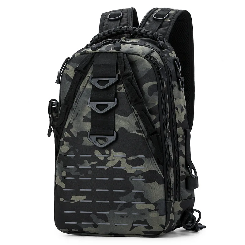 Fishing Lure Backpack High-Capacity Fly Fishing Tackle Box Waterproof with Rod Holder Sling Shoulder Bag
Fishing Lure Backpack High-Capacity Fly Fishing Tackle Box Waterproof with Rod Holder Sling Shoulder Bag