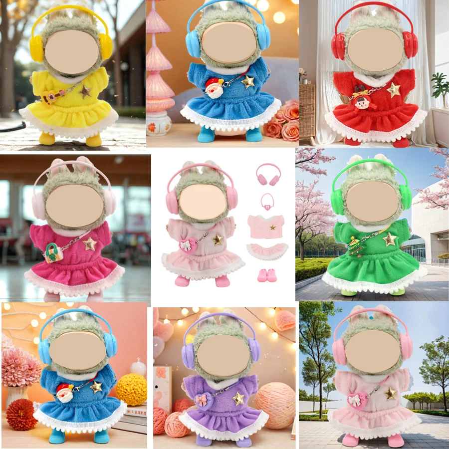 Для Labubu, новинка 17 см, аксессуары для кукольной одежды, милая танцевальная юбка в студенческом стиле, спортивная обувь, комплект сумки для наушников, детский подарок
Для Labubu, новинка 17 см, аксессуары для кукольной одежды, милая танцевальная юбка в студенческом стиле, спортивная обувь, комплект сумки для наушников, детский подарок