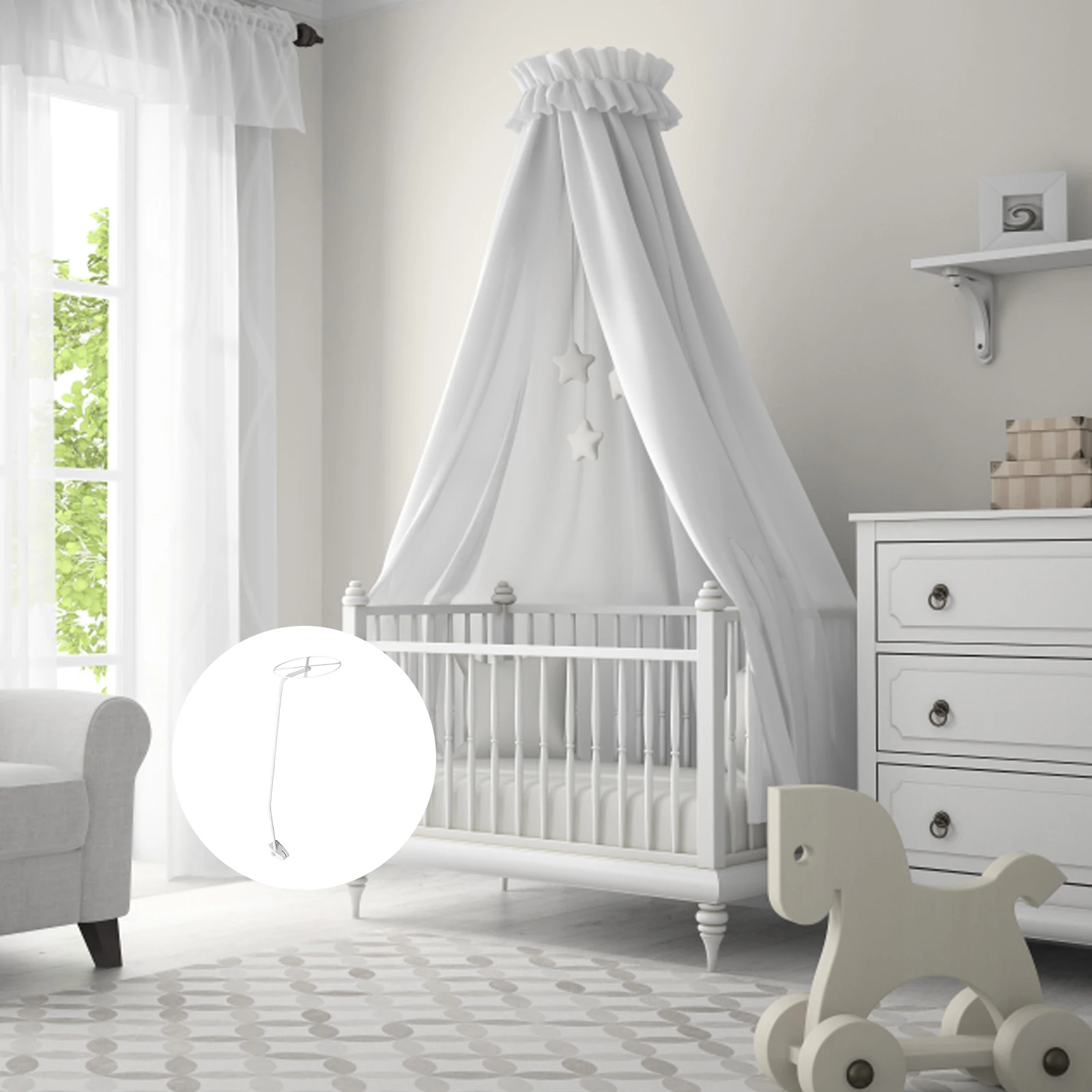 Children's Mosquito Net Pole Crib Stand Holder for Canopy Rack Support Hanger Bed Strong
Children's Mosquito Net Pole Crib Stand Holder for Canopy Rack Support Hanger Bed Strong