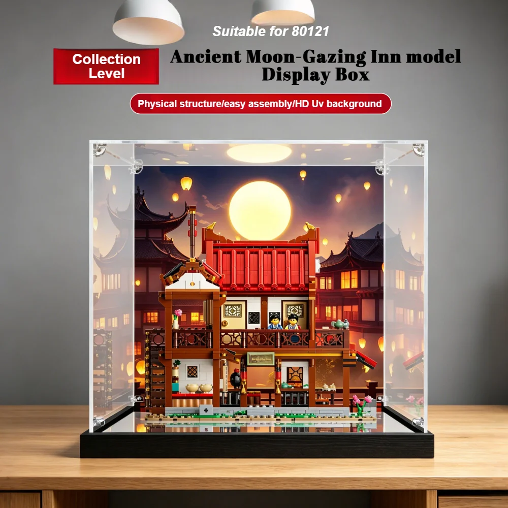 New Dustproof Display Box for lego 80121 Ancient Moon-Gazing Inn Model Display Case Storage Box Organizer(Lego Set not Included)
New Dustproof Display Box for lego 80121 Ancient Moon-Gazing Inn Model Display Case Storage Box Organizer(Lego Set not Included)