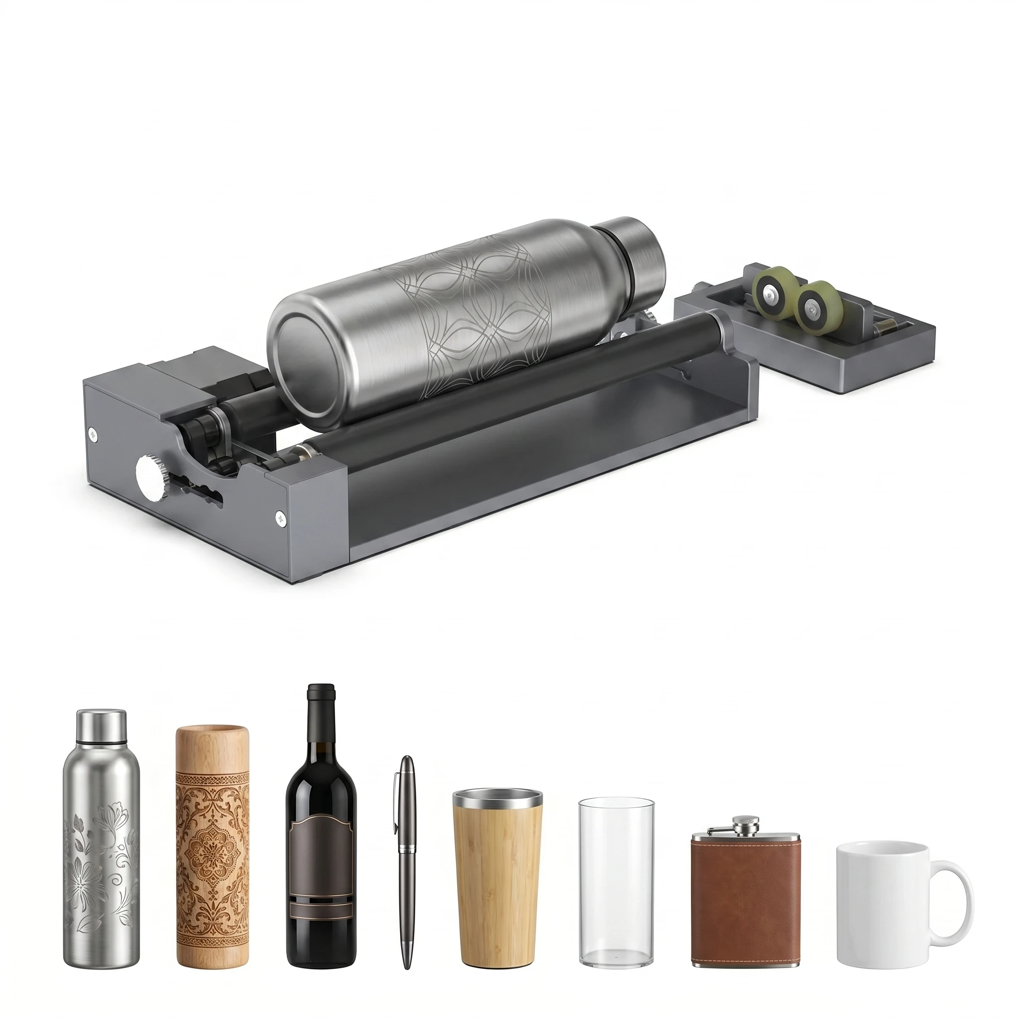 MD19 Biaxial Rotary Kit for Cylindrical Objects Engraver Kit with 2-Axis Rotation for DIY Craft
MD19 Biaxial Rotary Kit for Cylindrical Objects Engraver Kit with 2-Axis Rotation for DIY Craft