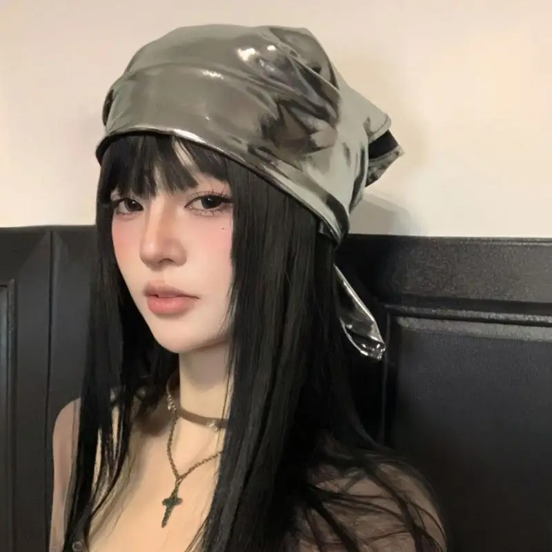 Hot!Hip Hop Style PU Leather Headscarf Women Y2k Square Scarf Retro Kerchief Hat Summer Lightweight for Outdoor Fashion
Hot!Hip Hop Style PU Leather Headscarf Women Y2k Square Scarf Retro Kerchief Hat Summer Lightweight for Outdoor Fashion