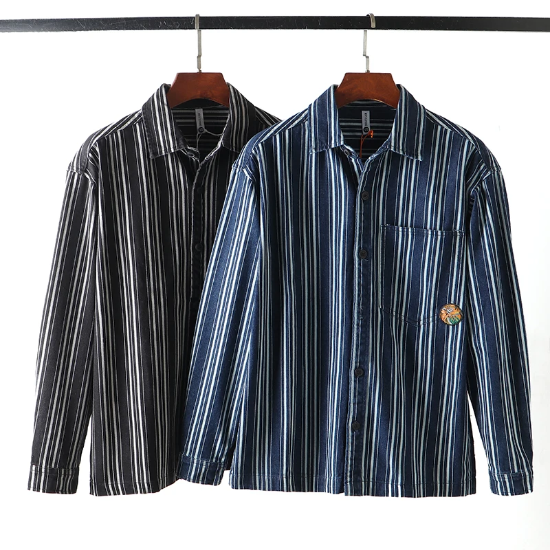 Мужская удобная повседневная полосатая длинная све irt из мягкой ткани в стиле ретро, классическая осенне-зимняя модная дышащая одежда
Мужская удобная повседневная полосатая длинная све irt из мягкой ткани в стиле ретро, классическая осенне-зимняя модная дышащая одежда