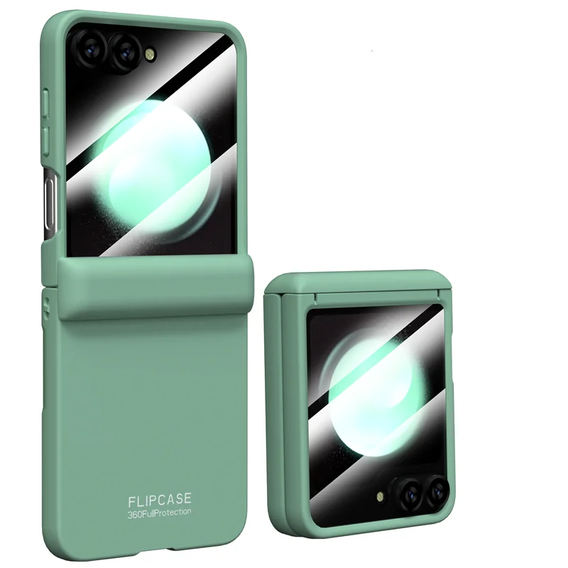 Hinge Protection Hard PC Phone Cover for Samsung Galaxy Z Flip 6 Case Shockproof with Small Screen Protector
Hinge Protection Hard PC Phone Cover for Samsung Galaxy Z Flip 6 Case Shockproof with Small Screen Protector