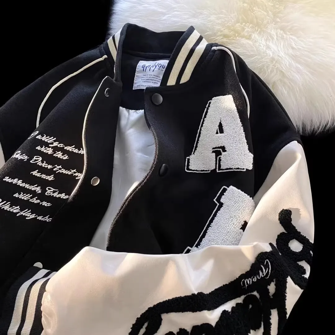 Large Size Baseball Jaet for Men Faionable Retro Patchwork Spring Autumn Korean Sle Loose Fit Polyester Outerwear
Large Size Baseball Jaet for Men Faionable Retro Patchwork Spring Autumn Korean Sle Loose Fit Polyester Outerwear