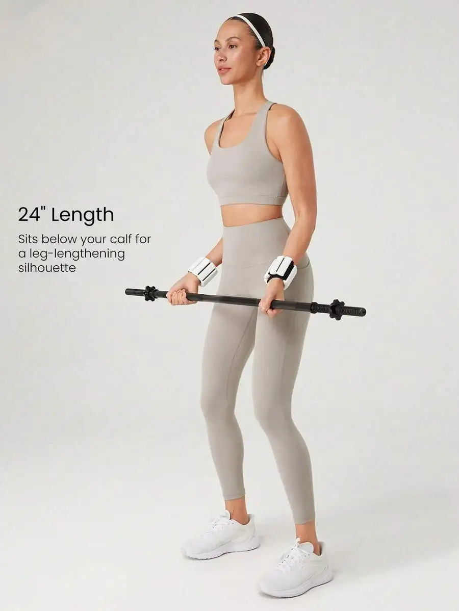 2-Piece Sports Bra And Leggings Set High Rise Waist Crisscross Back Sweat Wicking Quick Dry Workout Running Training
2-Piece Sports Bra And Leggings Set High Rise Waist Crisscross Back Sweat Wicking Quick Dry Workout Running Training